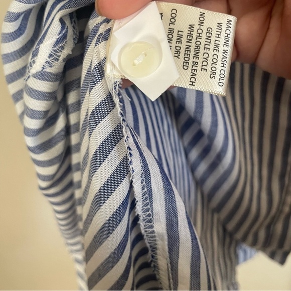 Max Studio womans nautical striped tunic size S sleeveless spring coastal summer - Picture 6 of 10